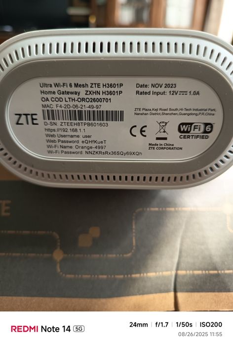 Ulta Wifi Mash Zte H3061p
