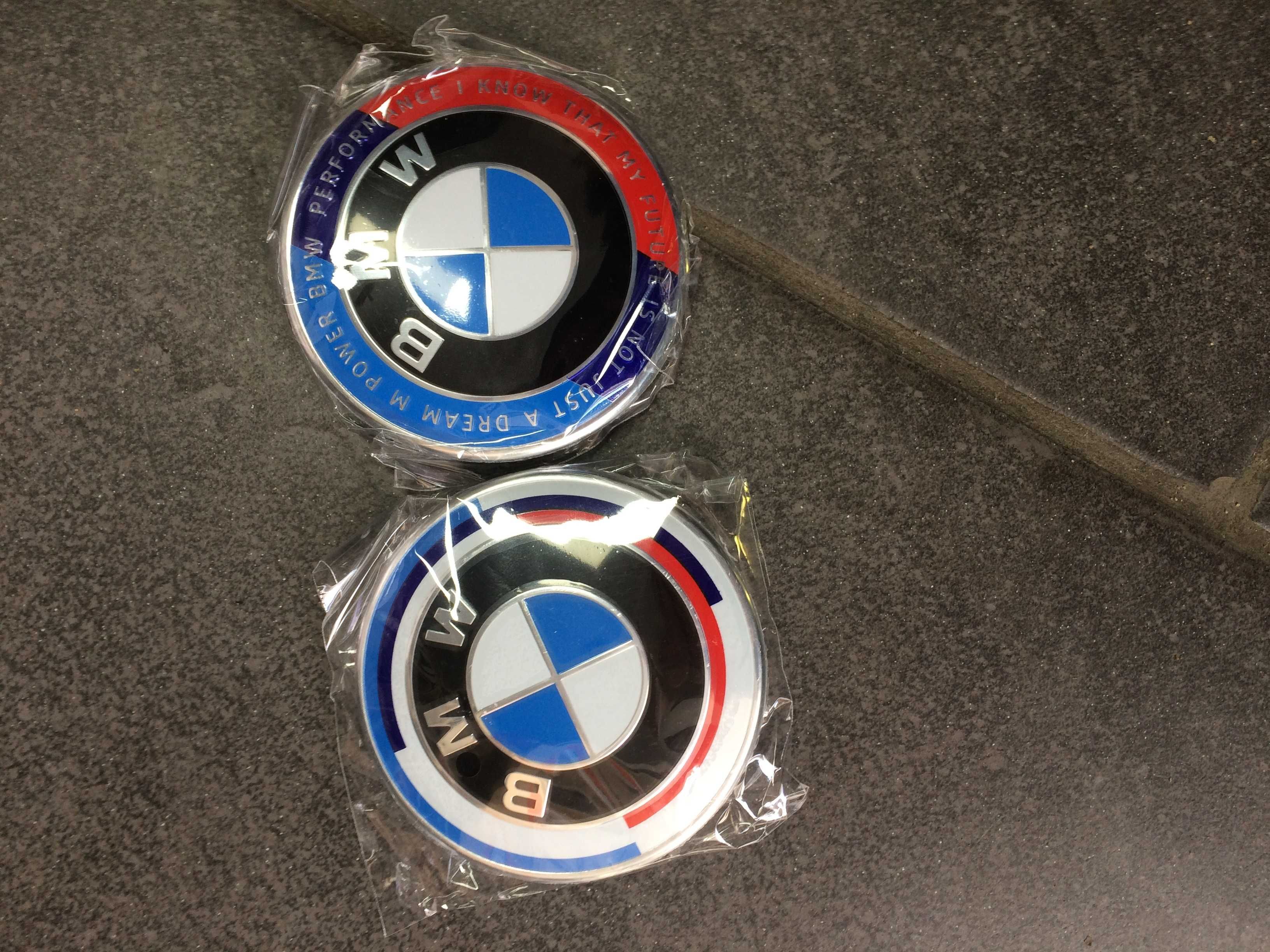 Emblema BMW fata+spate 50th aniversary