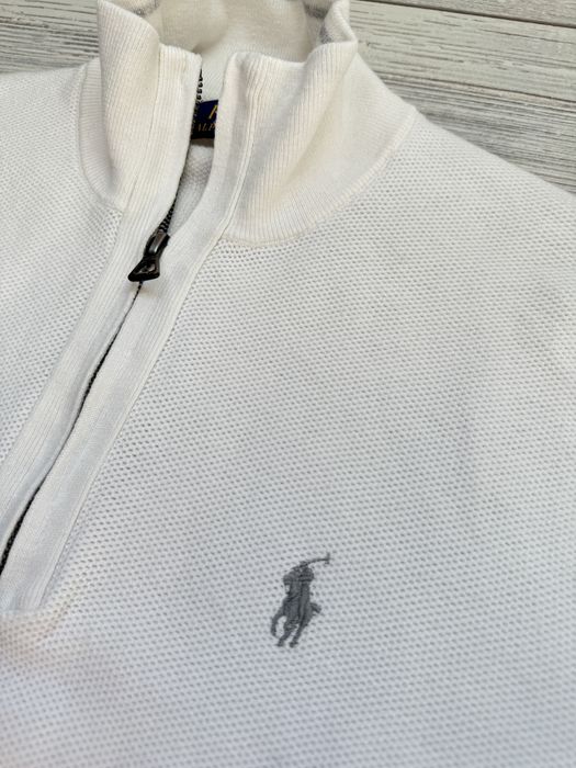 Мъжко! Чисто нов оригинален пуловер Polo Ralph Lauren Quater-Zip Cuton