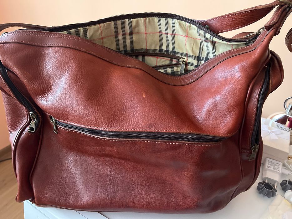 Чанта за ръчен багаж .Уникална от естесвена кожа