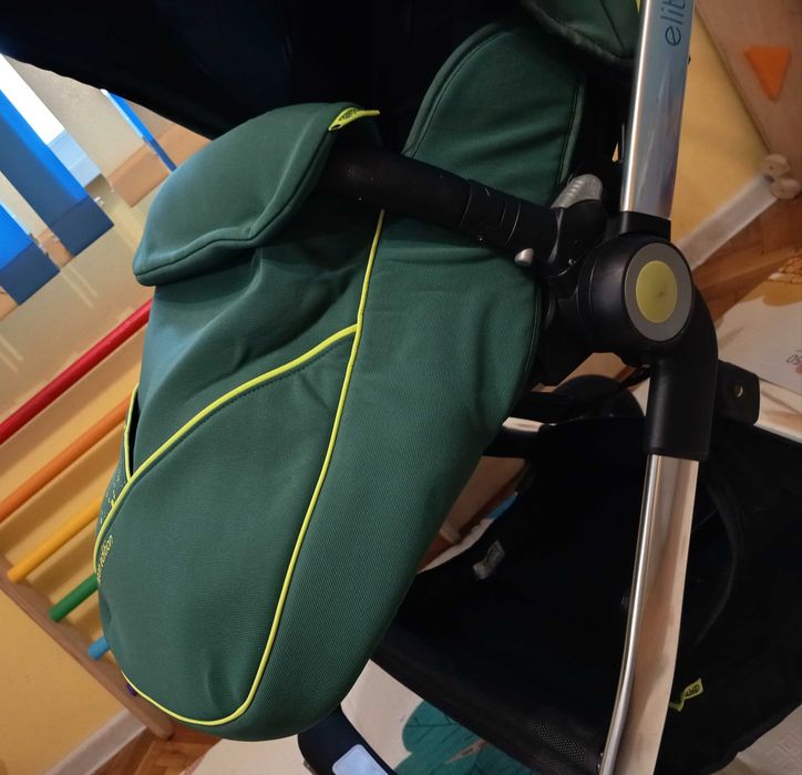 Чиполино Елит Авокадо, детска количка с три коша включени в цената.