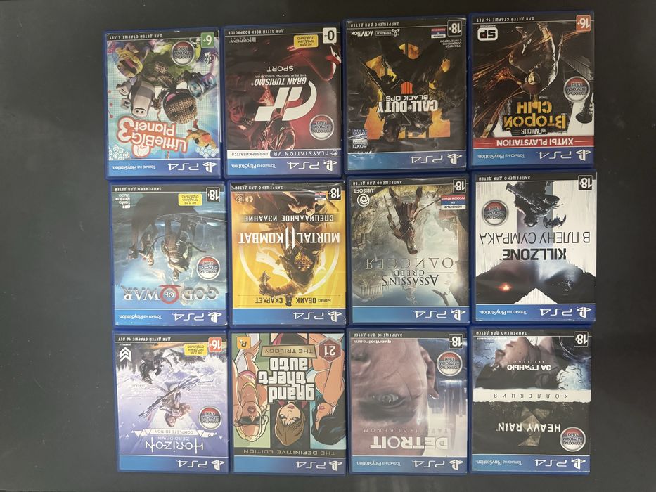 Игры на дисках playstation4, 5