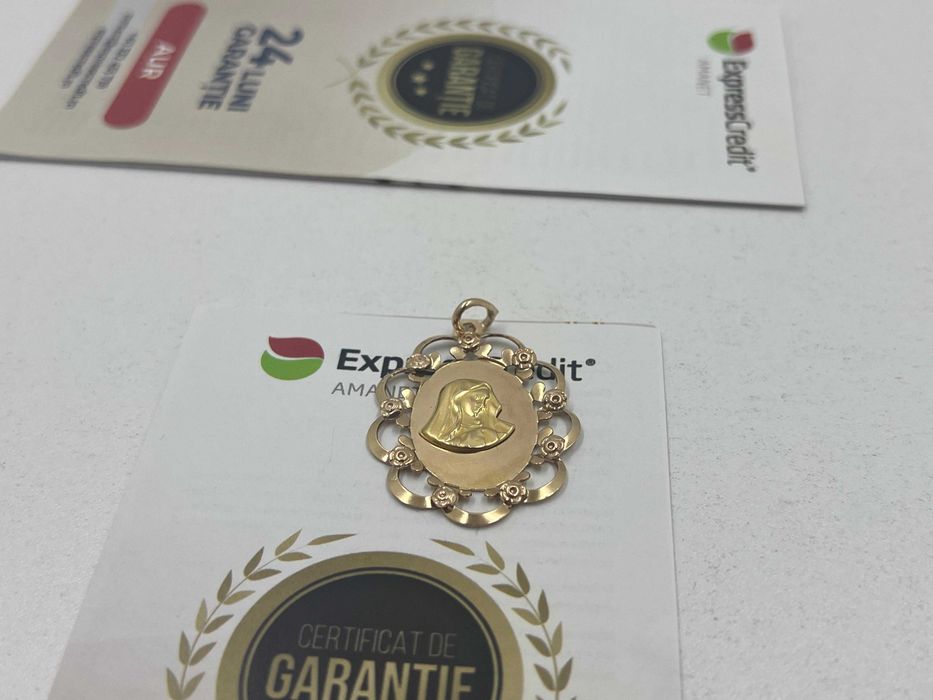 Pandantiv Aur 14K 4.93g (Ag25 Belvedere B.40589.1) Garantie 2 ani!