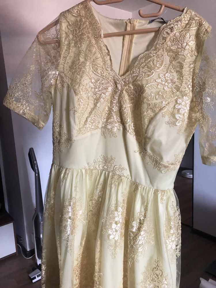 Rochie noua, cu eticheta, de cununie, botez, nunta, petrecere