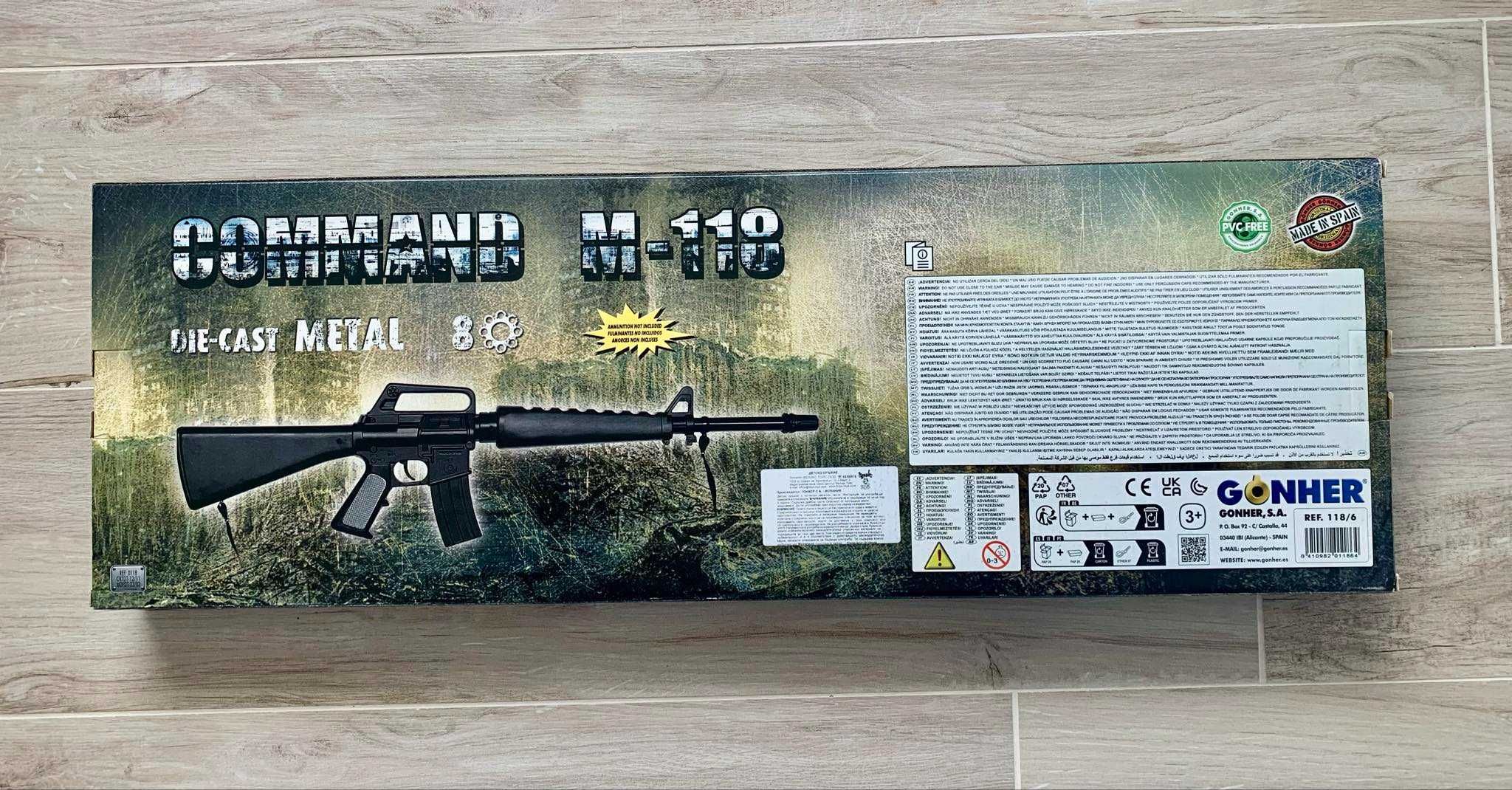 Детска играчка пушка GONHER Автомат M-118 COMMAND