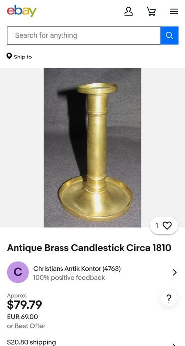 Свещник Викториянски