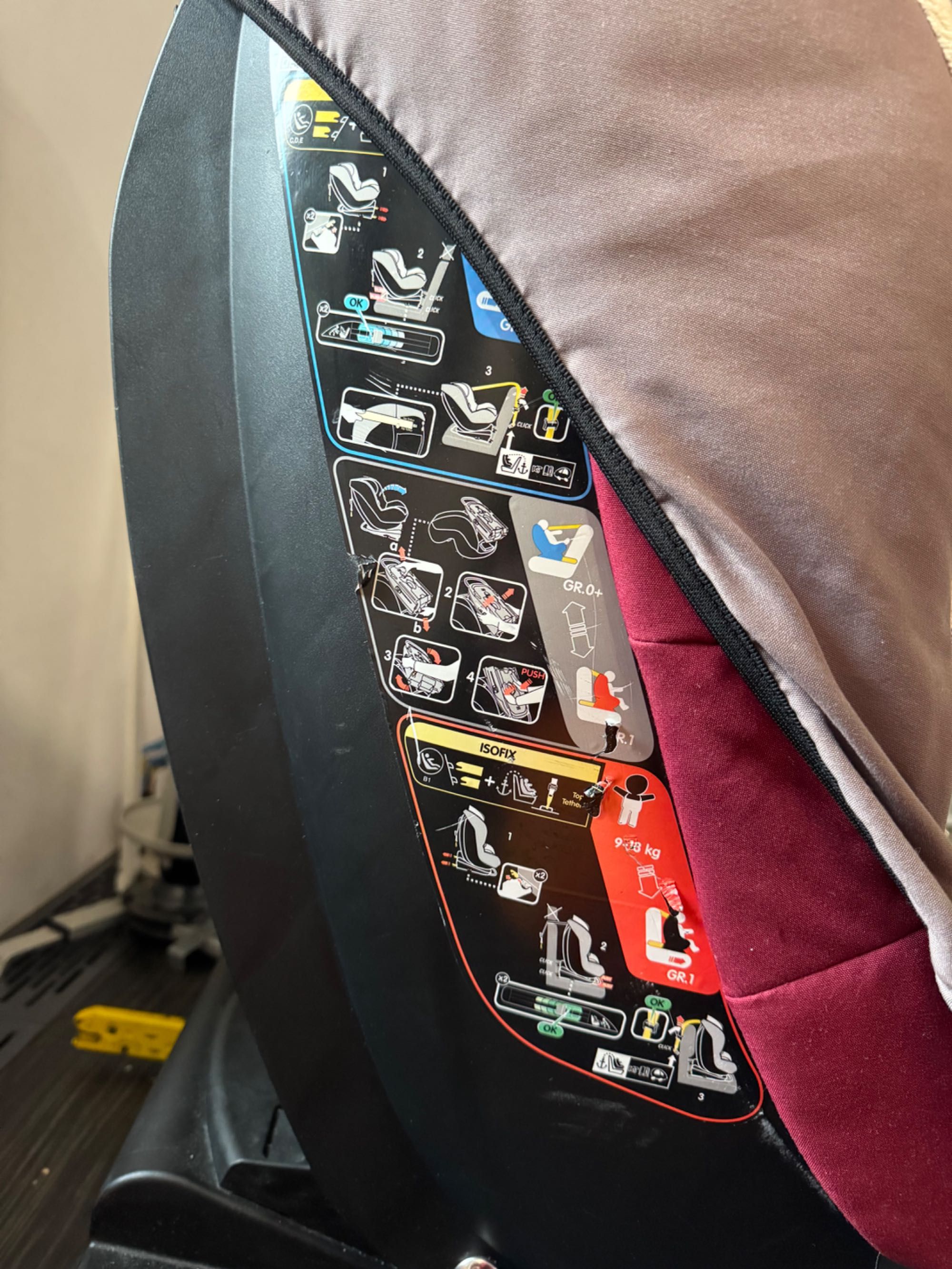 [ISOFIX] Детско столче за кола (9-18kg)