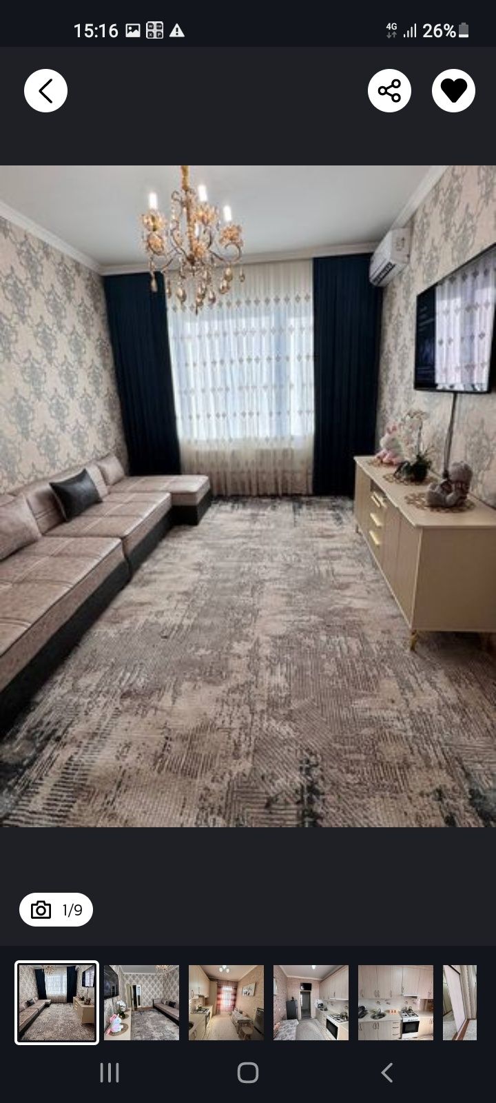 Ijaraga uy Chilonzor oqtepa sohil bòyi