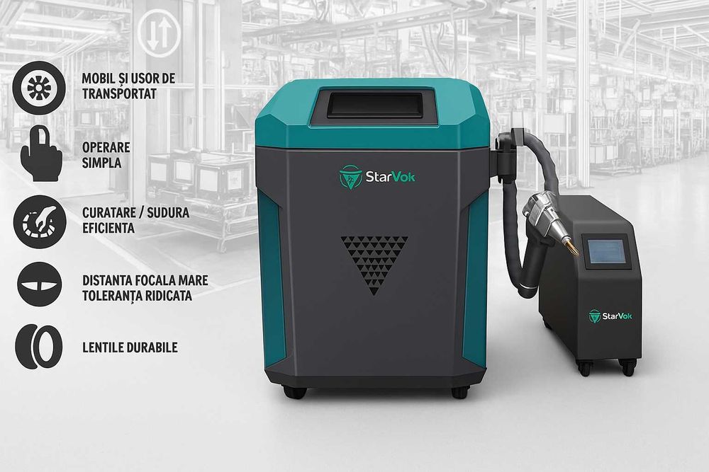 Masina/Aparat profesional de sudura /curatare laser 36 Luni GAR