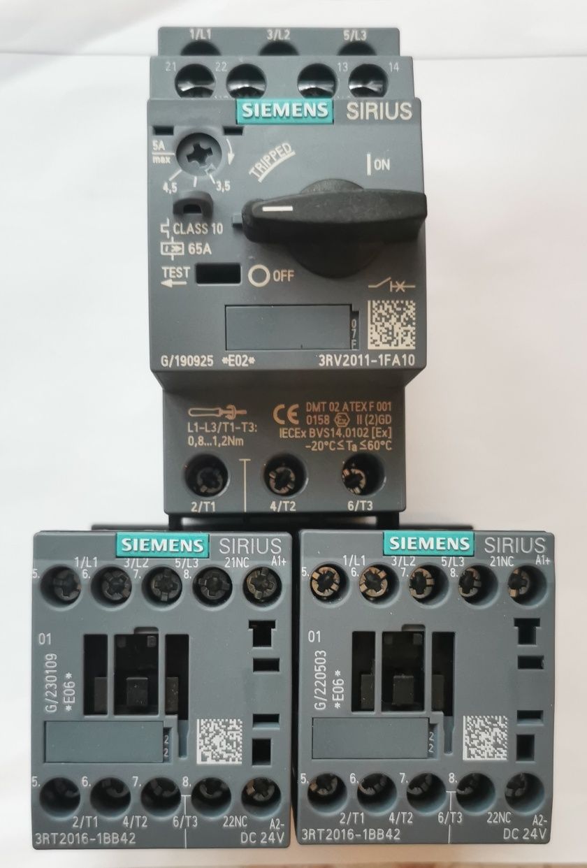 Contactor Siemens Sirius /Circuit breaker Siemens