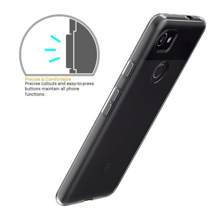 Husa silicon 0.3mm cu protectie la camera pt. Google Pixel 3XL