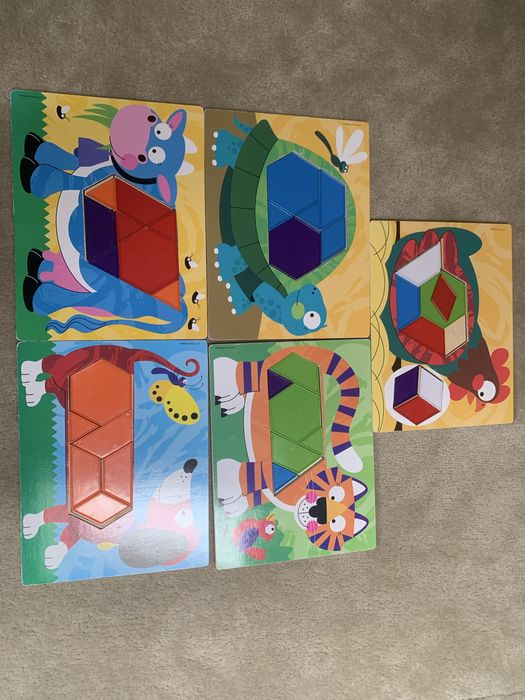 Set de joaca Melissa and Doug - Sabloane si forme geometrice