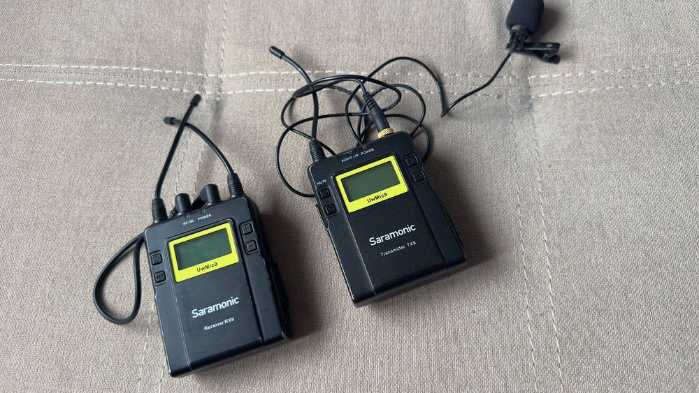 Set microfon wireless Saramonic UwMic9 Kit2RX9+2TX9  nu sennheiser