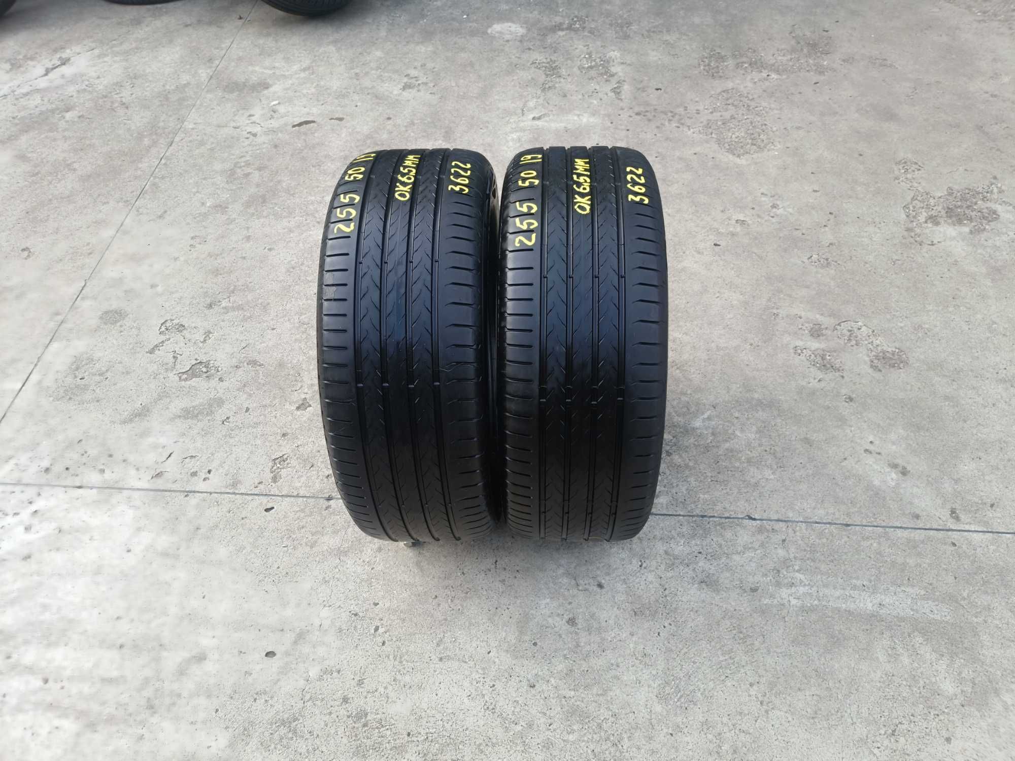 Doua anvelope vara 255 50 19 Continental EcoContact 6Q cu 6,5 mm 3622