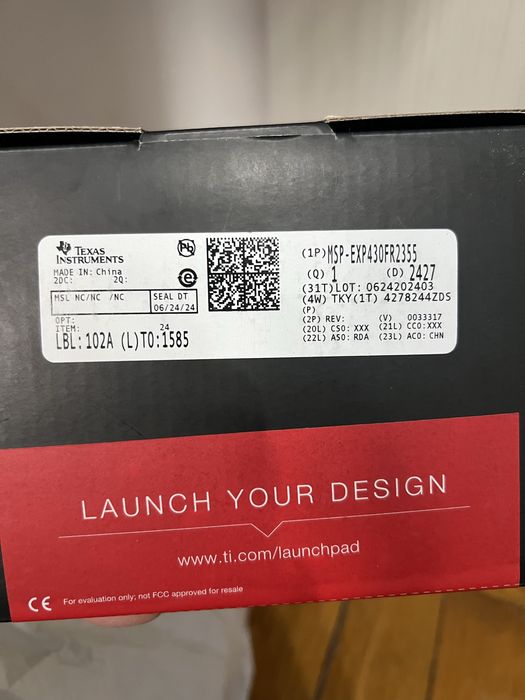Microcontroller MSP-EXP430FR2355 TI LaunchPad
