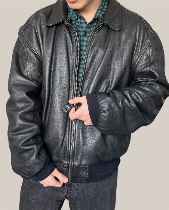 Geaca levi’s piele naturala vintage marimea L