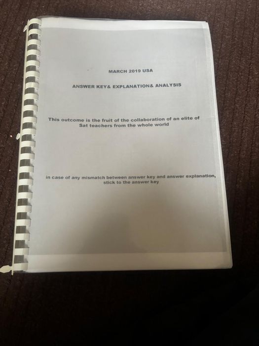 Продаются прошлые пробники по SAT