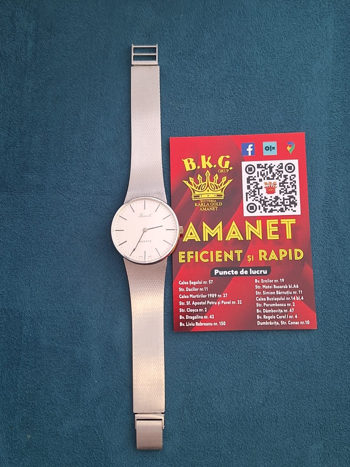 Ceas Juwel aur 14K Amanet BKG