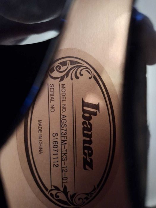 Chitară electrică Ibanez AGS73FM – stare excelentă