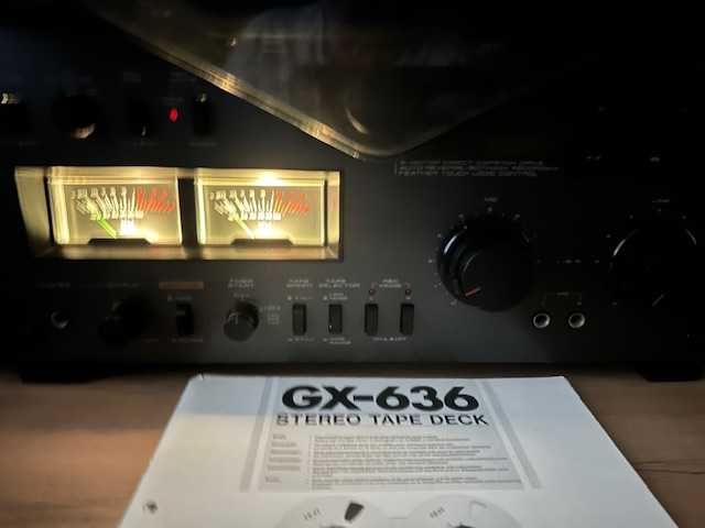 Magnetofon AKAI GX-636, black