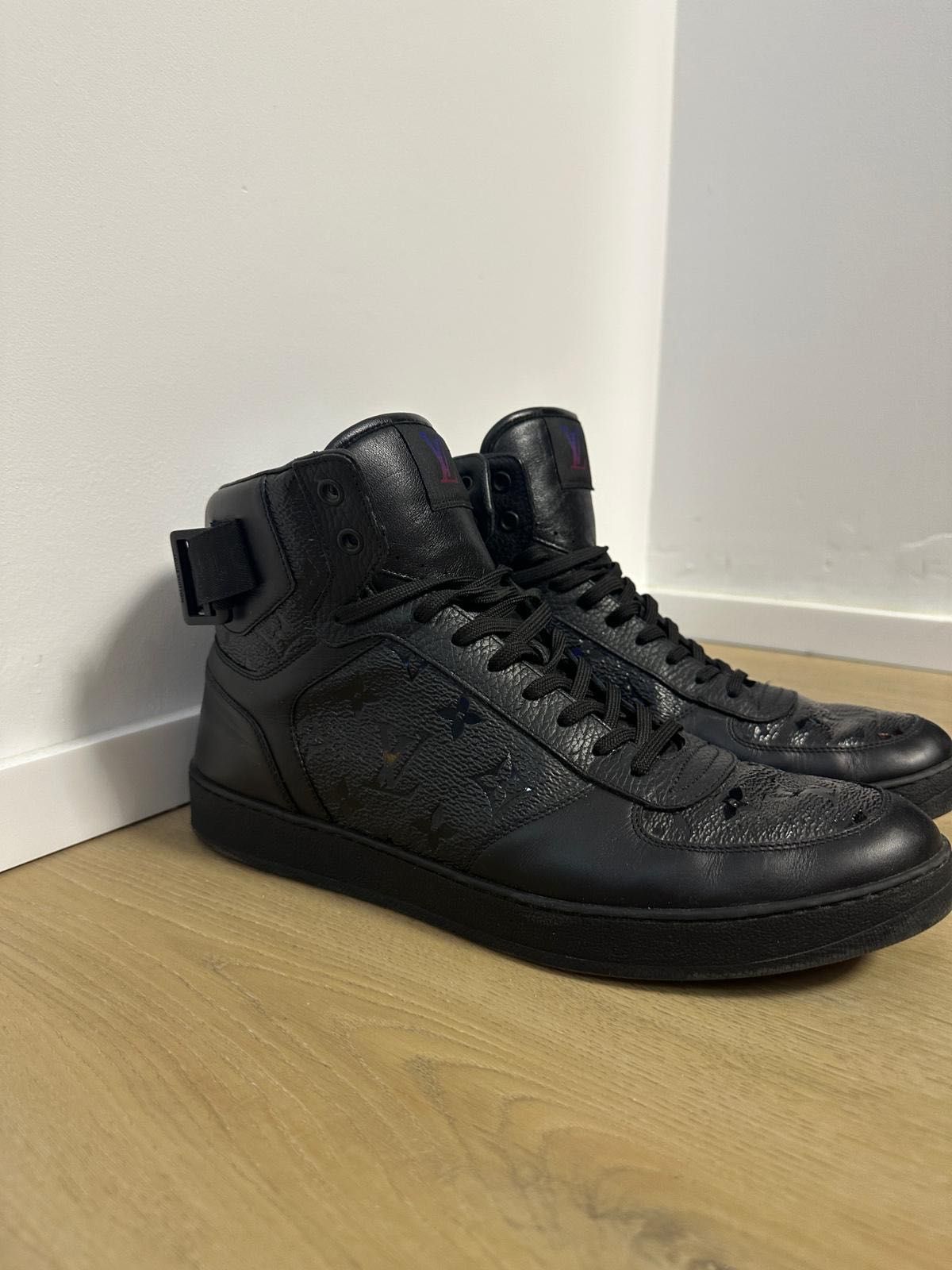 Louis Vuitton Black High Top Sneakers