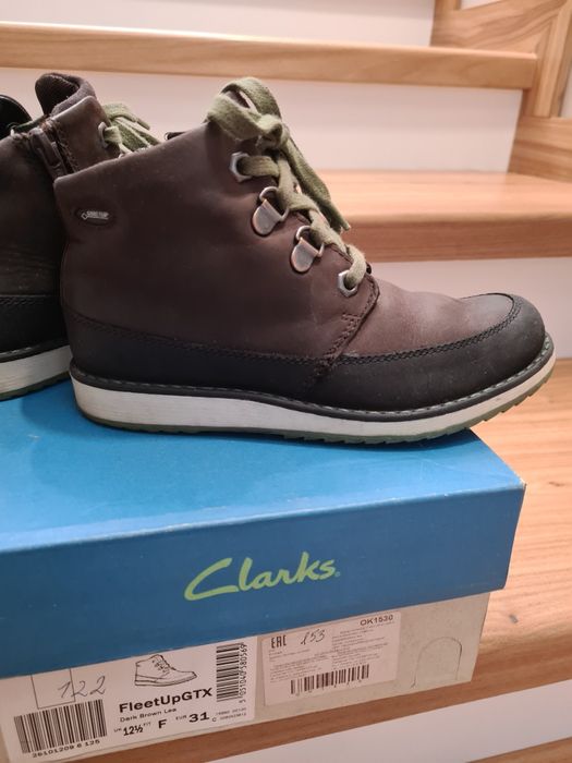 Детские ботинки Clarks 31 размер