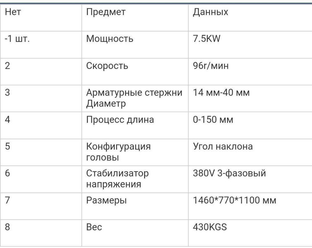 Станок нарезания резьбы на арматуре