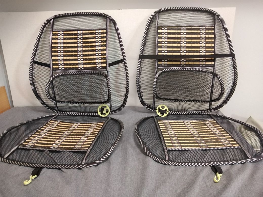 Комплект от 2 бр. масажорни седалки за автомобилл