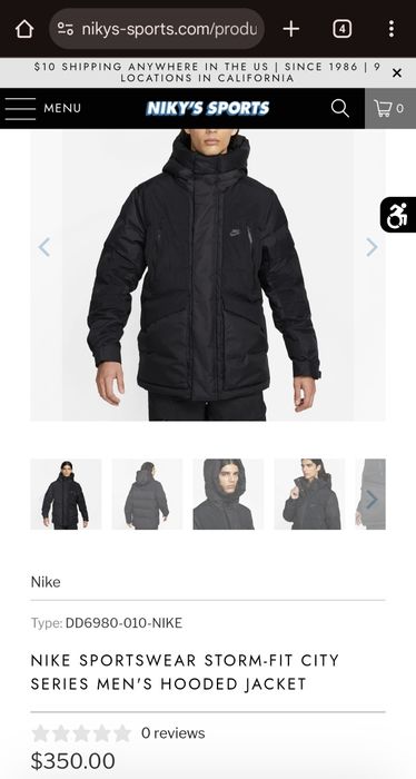Яке Nike Storm Fit City Series