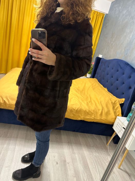 Blana naturala nurcă, nepurtata