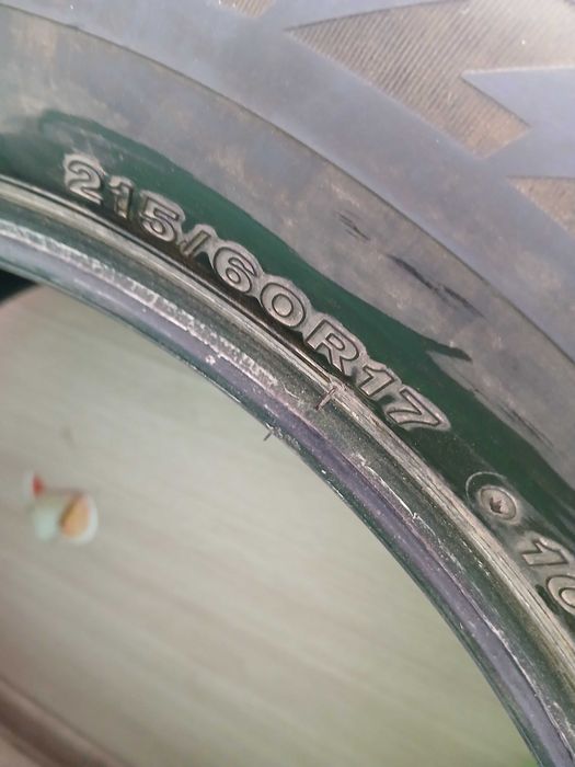 Зимние шины 215/60R17 (Hyundai Creta)