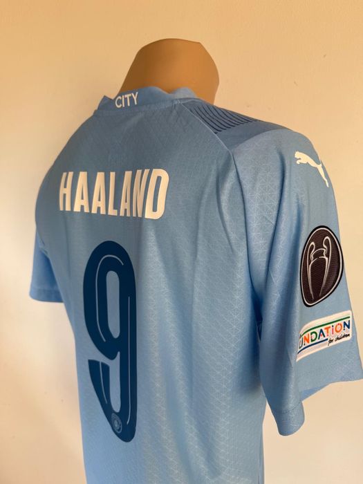 Tricou fotbal Haaland Man City
