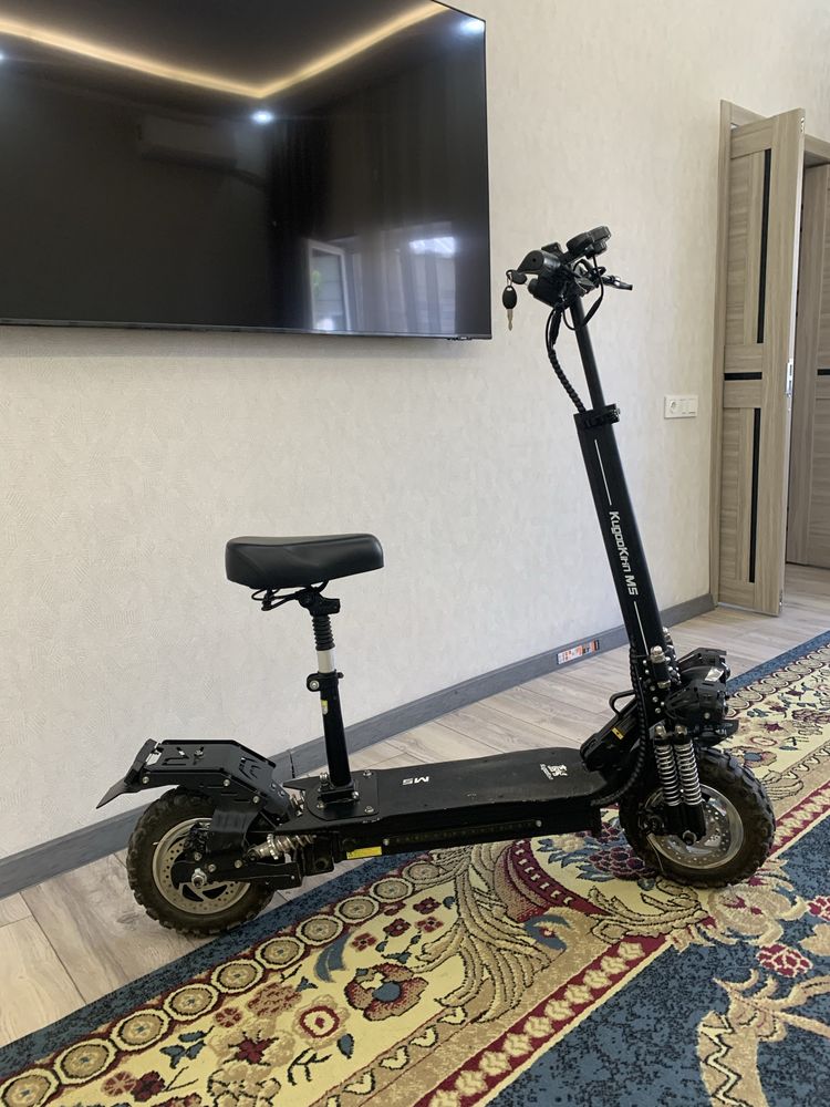 Kugoo m5 sport мощный электросамокат для бездорожья и дорог