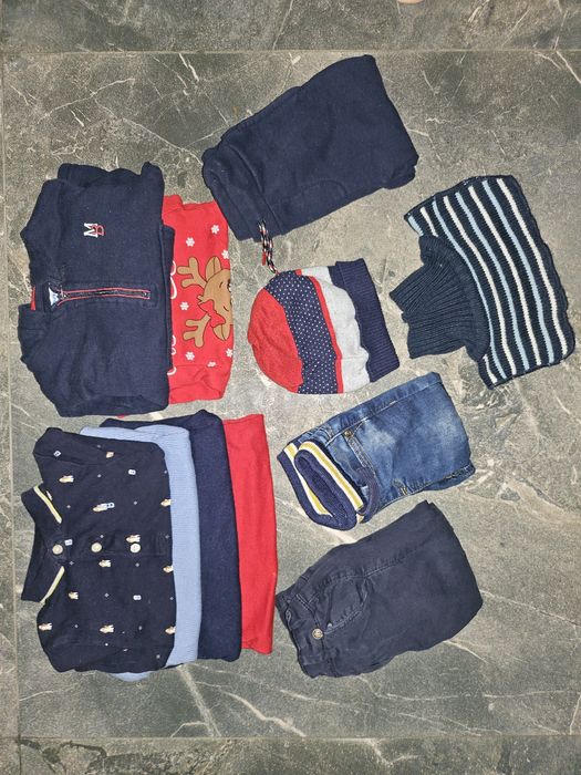 Лот Майорал зимни дрешки за момче размер 12 месеца / 1 година - 80 см