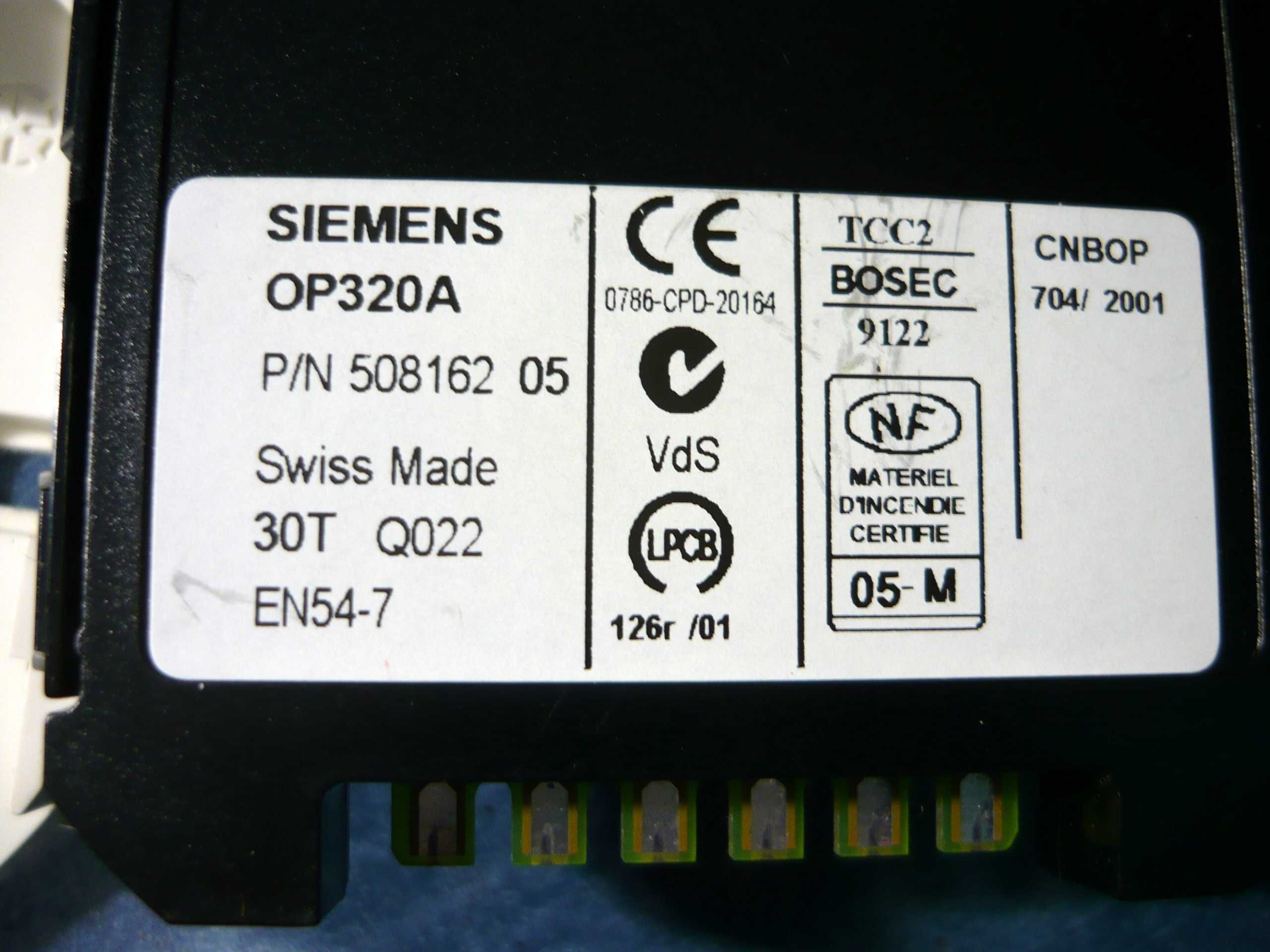 Sirena si detector optic adresabil de fum Siemens