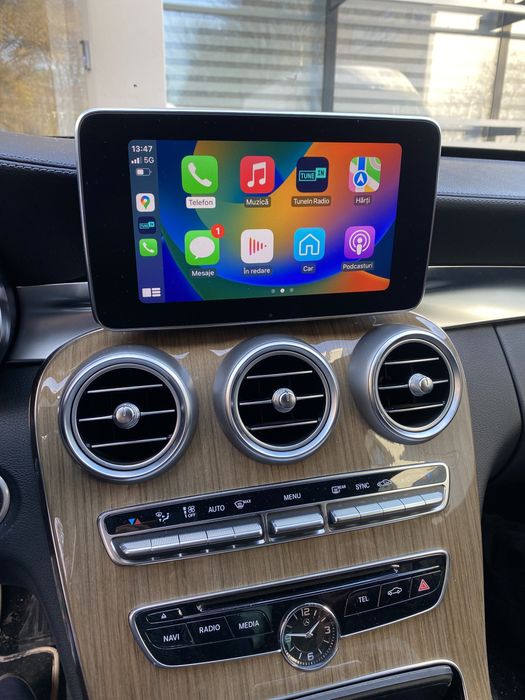 Apple Carplay & Android Auto Mercedes C Class w205 GLC x253 w222