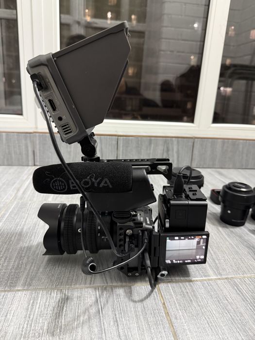 Sony fx30 + 3 обьектива + монитор + обвес (лучшая цена)