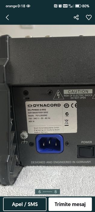 Dynacord PowerMate 600-3 clone