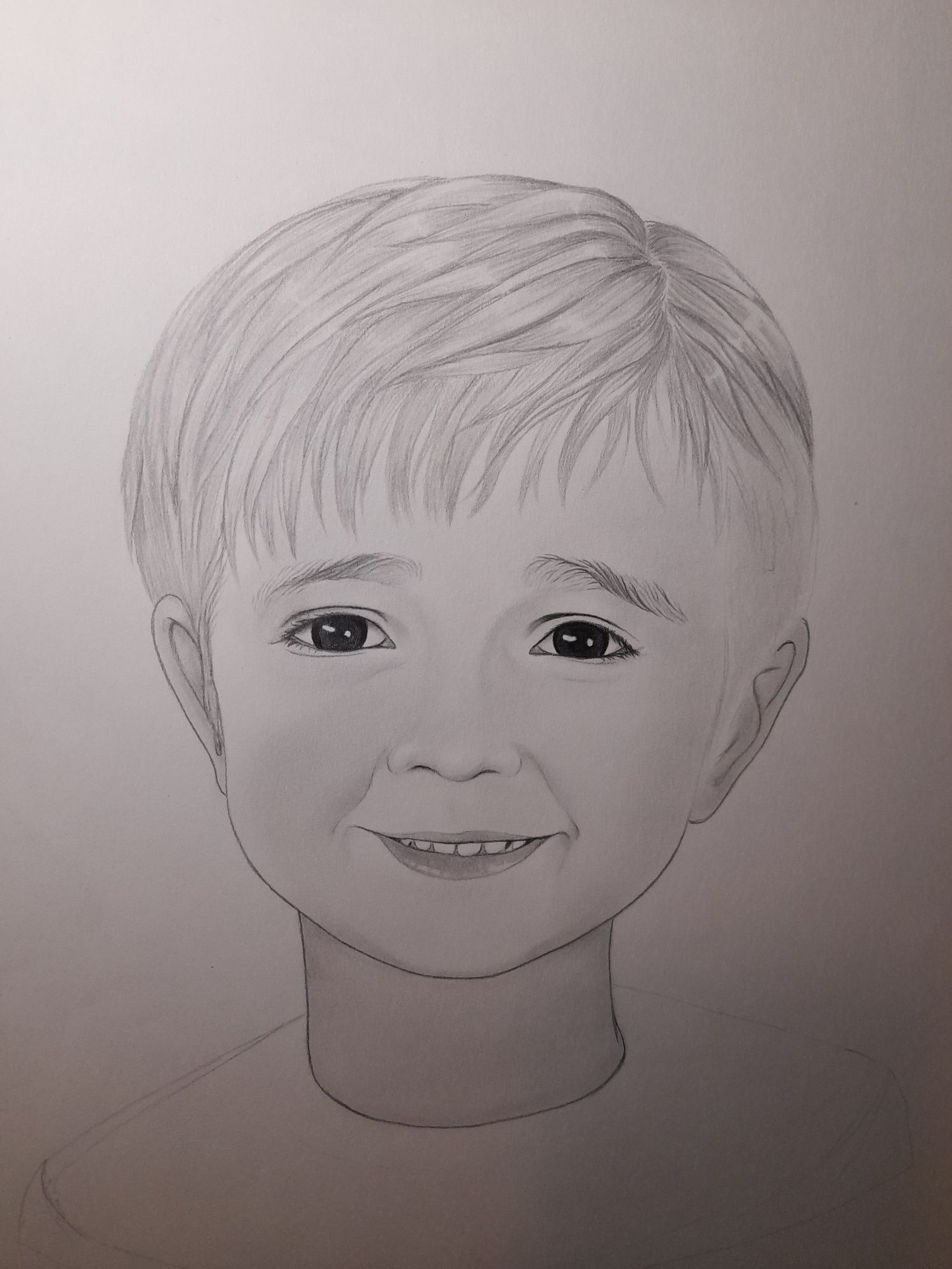 Portrete în creion