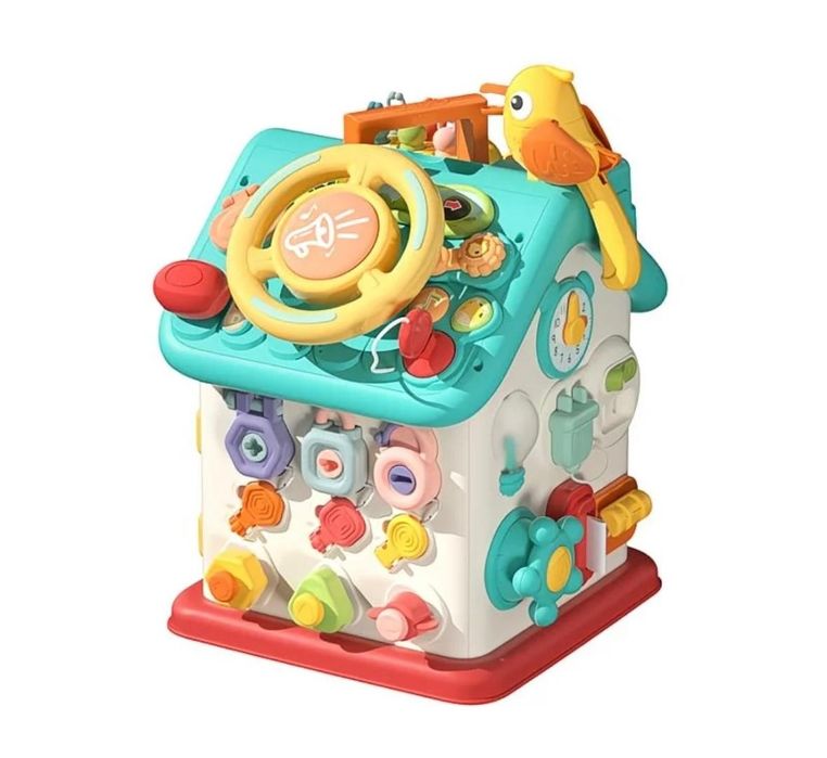 Бизиборд Большой интересный Домик логически