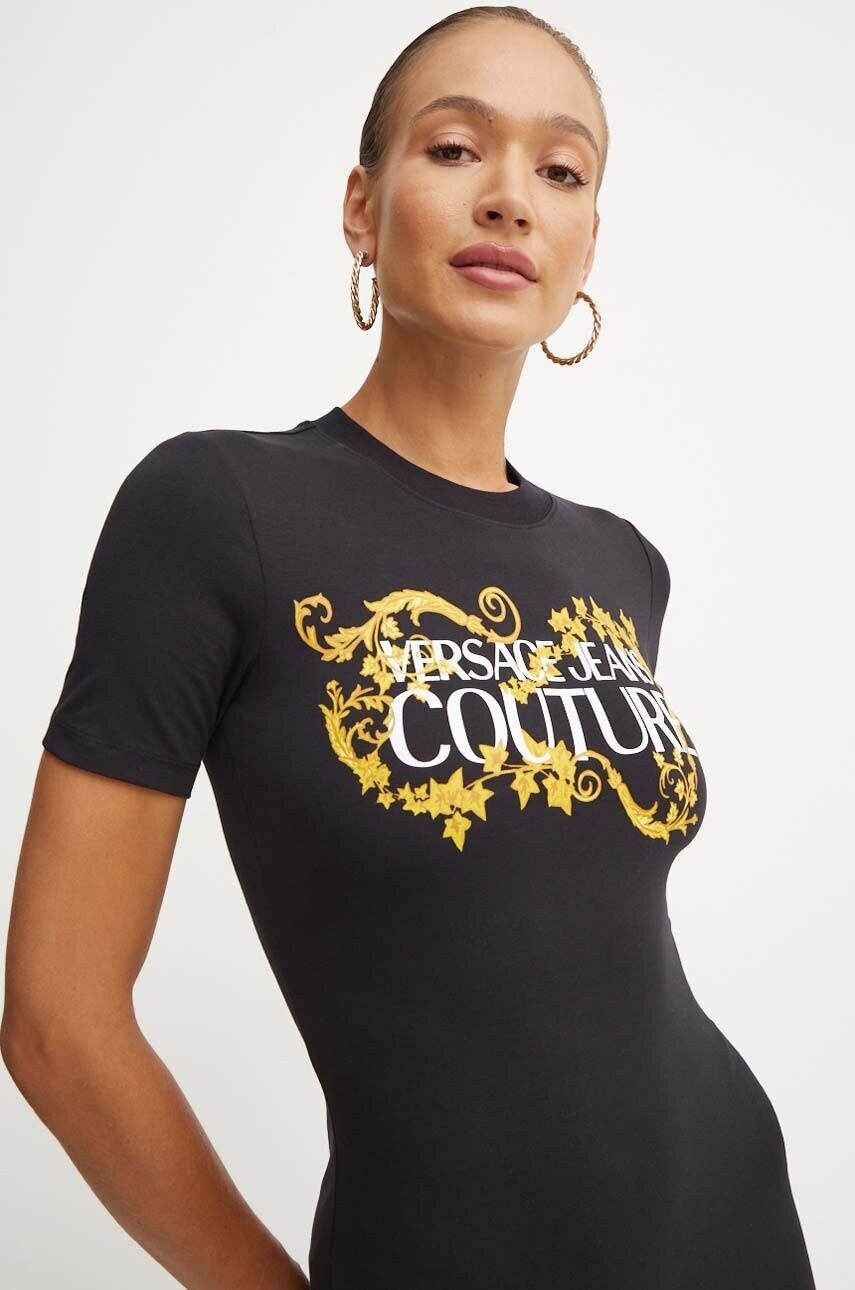 Дамска рокля Versace Jeans Couture logo print T-shirt dress