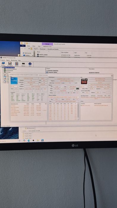 Calculator PC+ Monitor LG 1300 lei