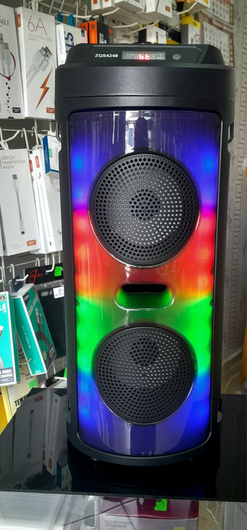 Безжична Караоке Bluetooth Колона 4" 2×8W