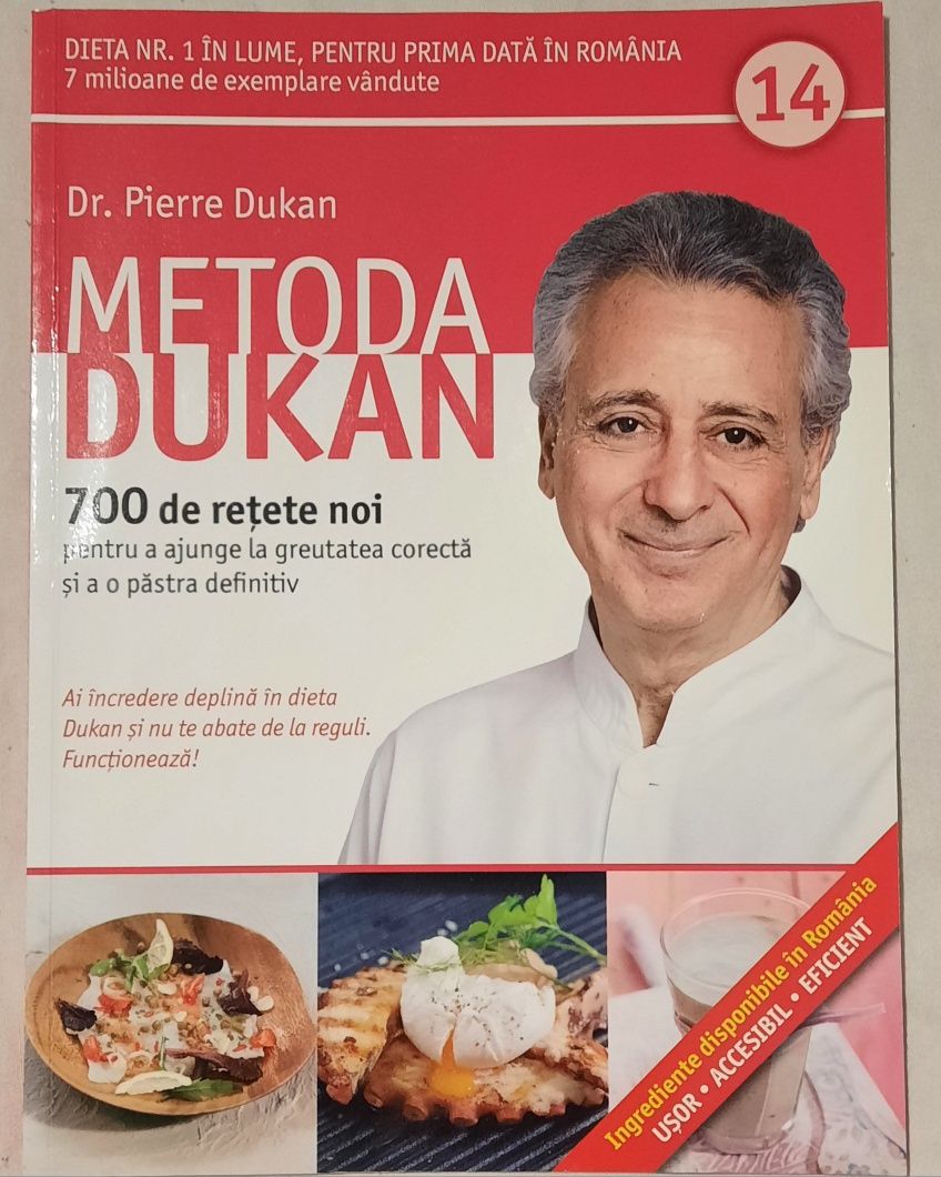 Dieta Dukan 5 exemplare diferite 1,2,9, 12, 14