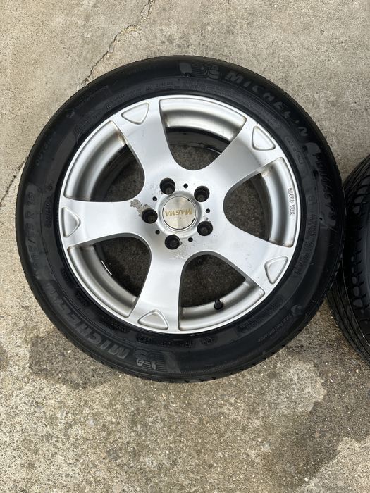 Jante MAGMA R16 5x120, cauciucuri MICHELIN