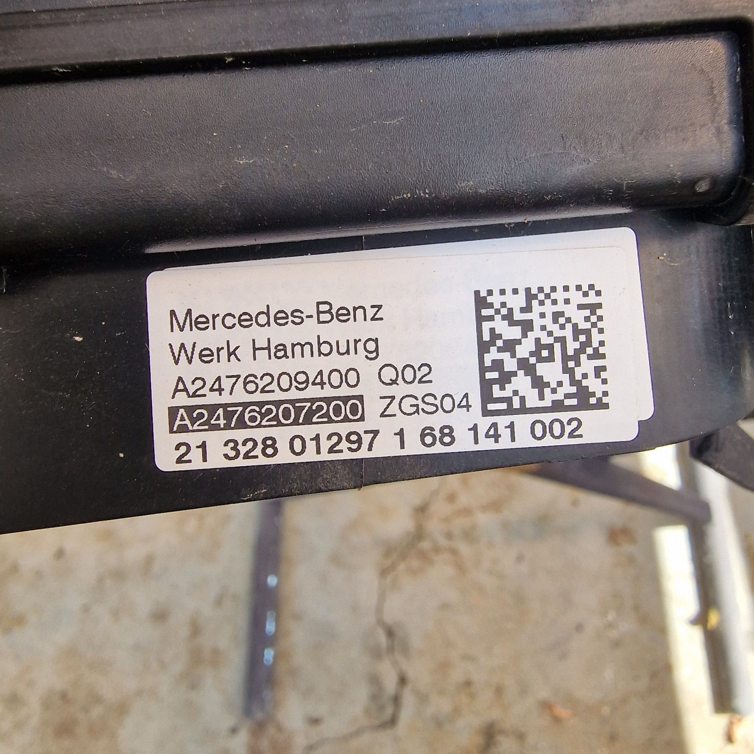 Mercedes Benz EQA 2022 маска