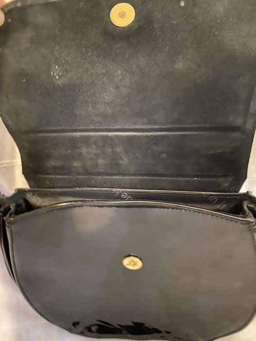 Geanta de piele lacuita Fiorangelo