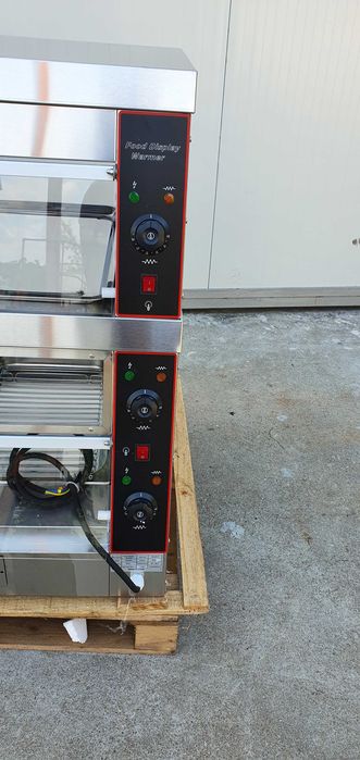 REDUS Vitrina electrica calda uriasa 2 ETAJE tip KFC TRANSPORT GRATUIT