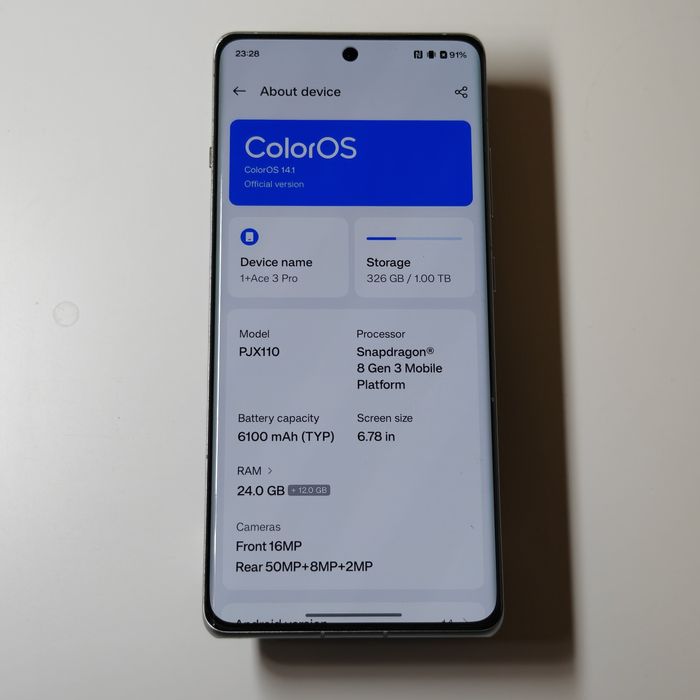 OnePlus Ace 3 Pro – 24GB RAM / 1TB – Ca Nou