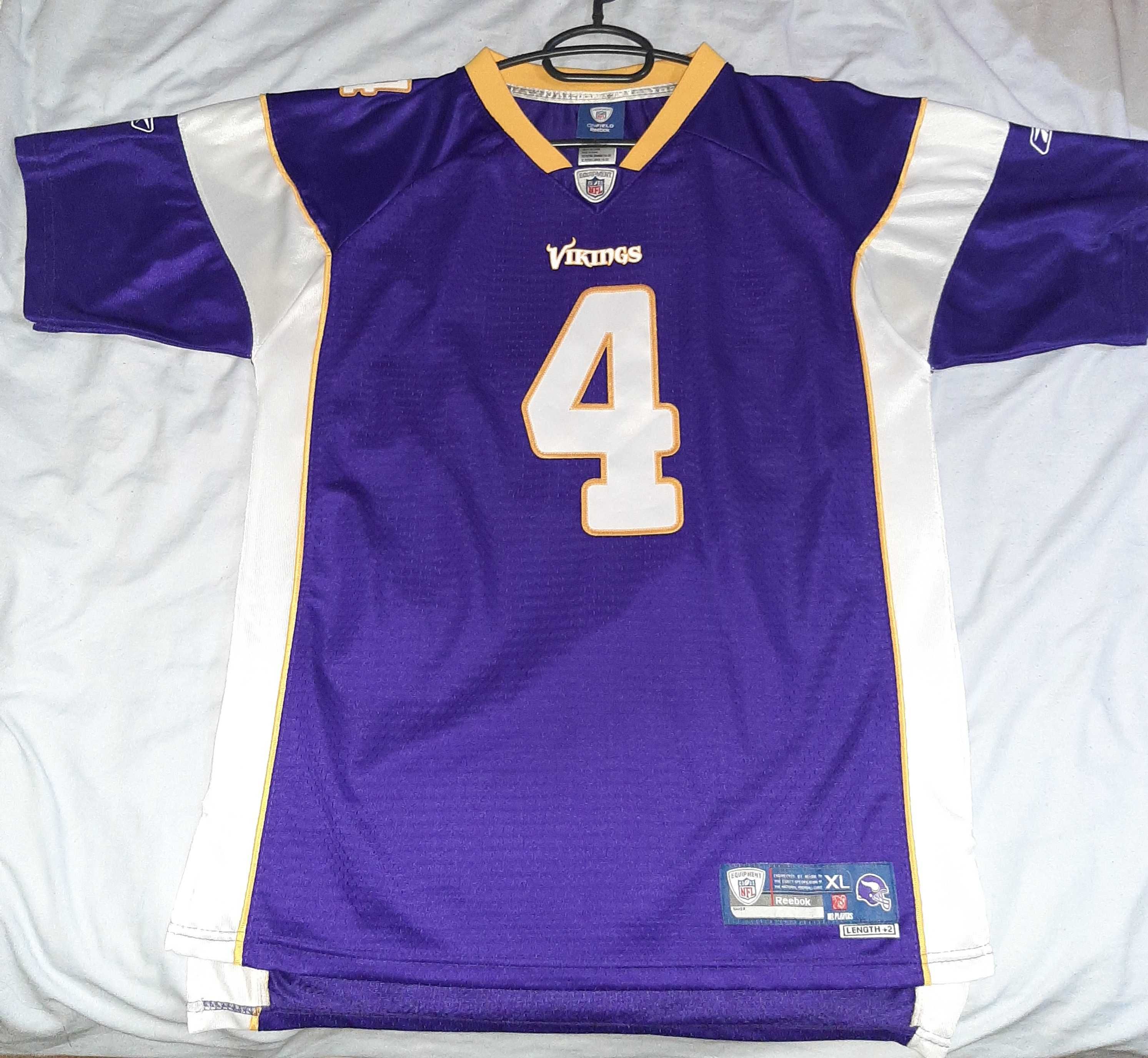 NFL Vikings jersey Brett Favre 4 / Оригинален екип НФЛ Фавр 4